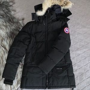 CANADA GOOSE SOLARIS PARKA BLACK SIZE XS AUTHENTIC